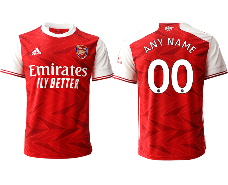 Men 2020-2021 club Arsenal home aaa version customized red Soccer Jerseys->customized soccer jersey->Custom Jersey